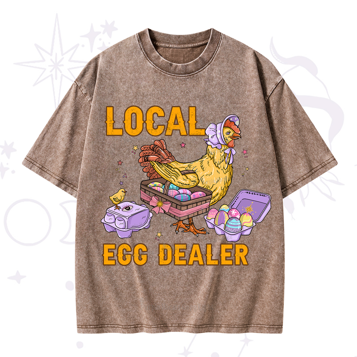 Purplehecate Local Egg Dealer Washed T-Shirt