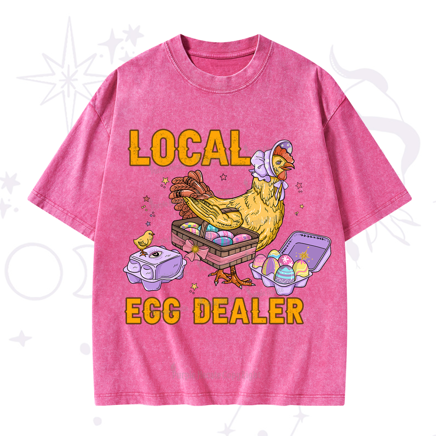 Purplehecate Local Egg Dealer Washed T-Shirt
