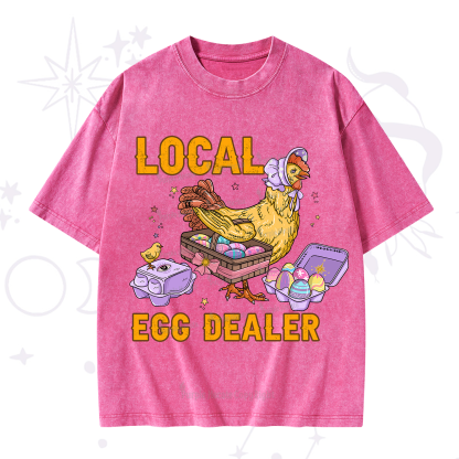 Purplehecate Local Egg Dealer Washed T-Shirt