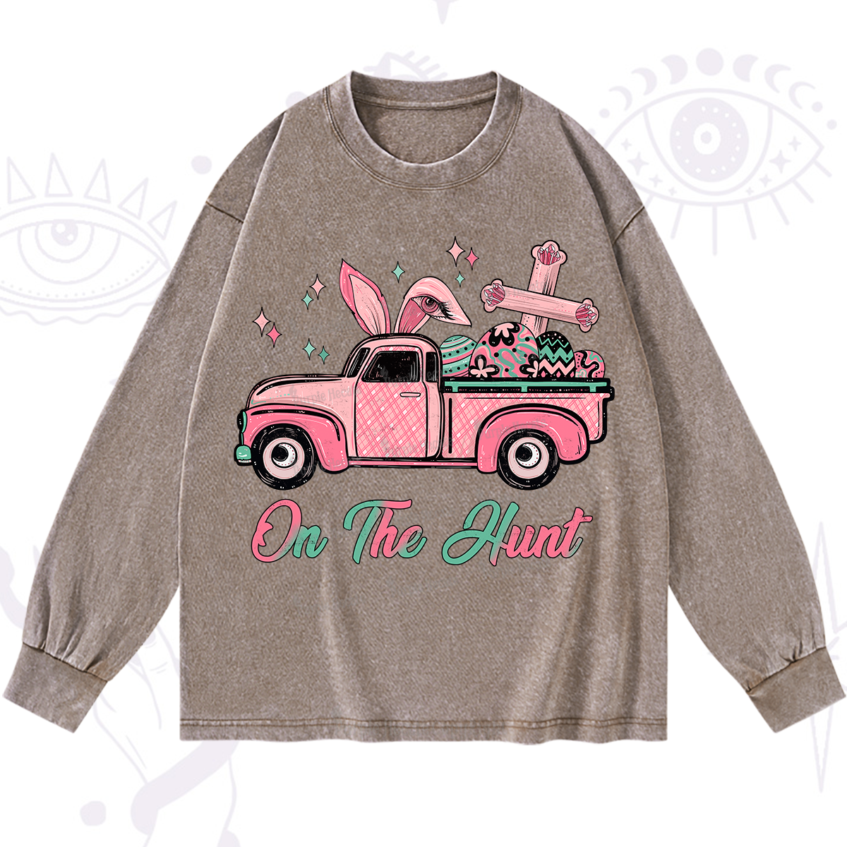 Purplehecate On The Hunt Easter Washed Long Sleeve Shirt