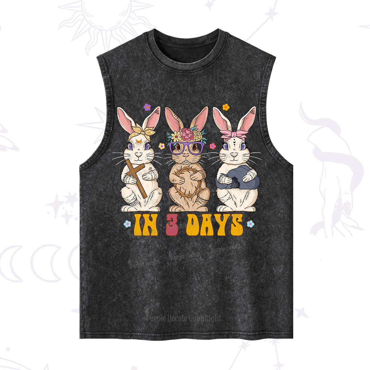 Purplehecate In 3 Days Easter Washed Tank