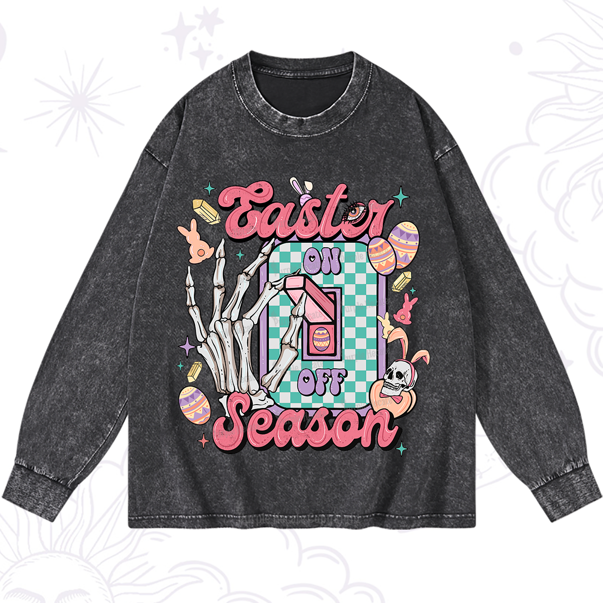 Purplehecate Easter Season Washed Long Sleeve Shirt