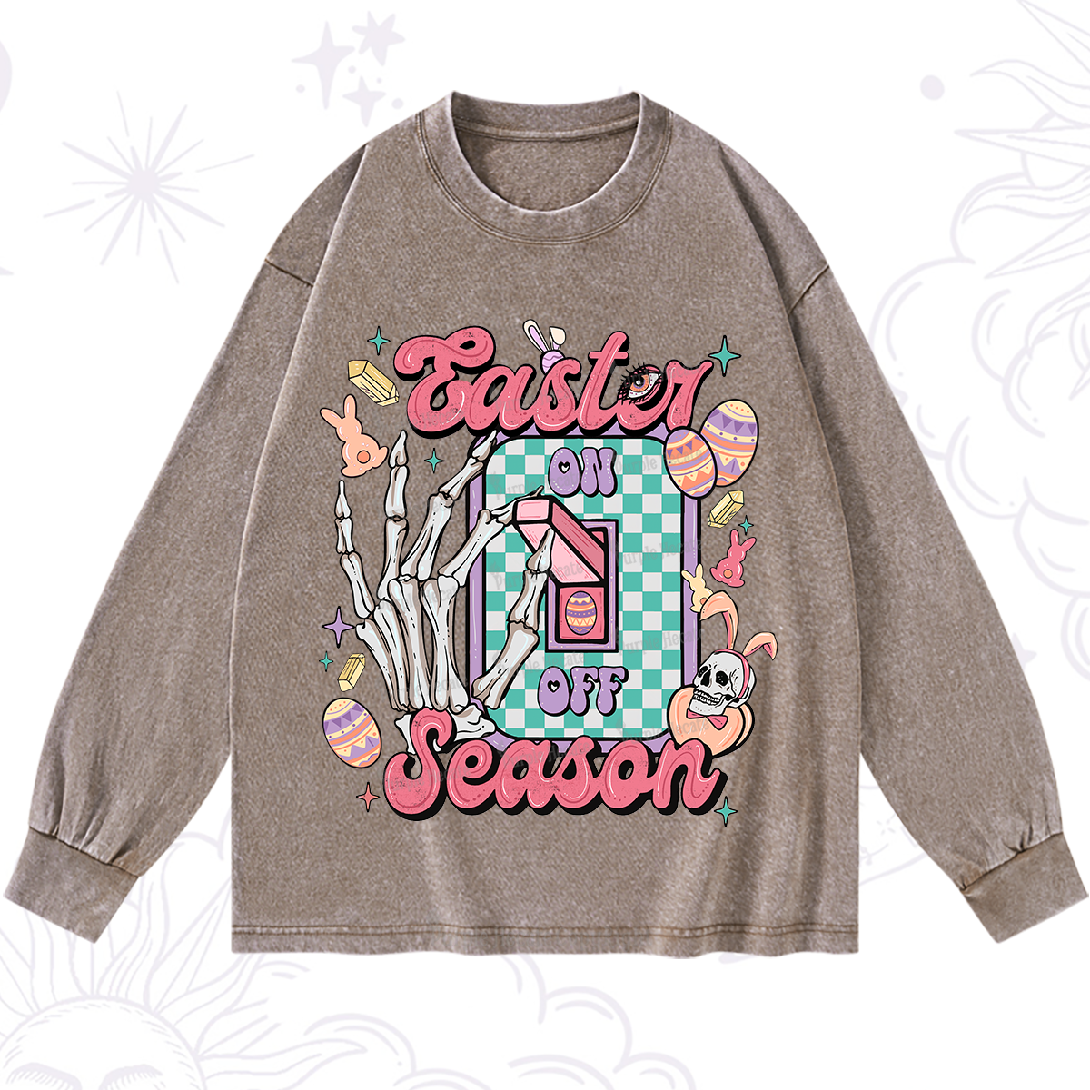 Purplehecate Easter Season Washed Long Sleeve Shirt