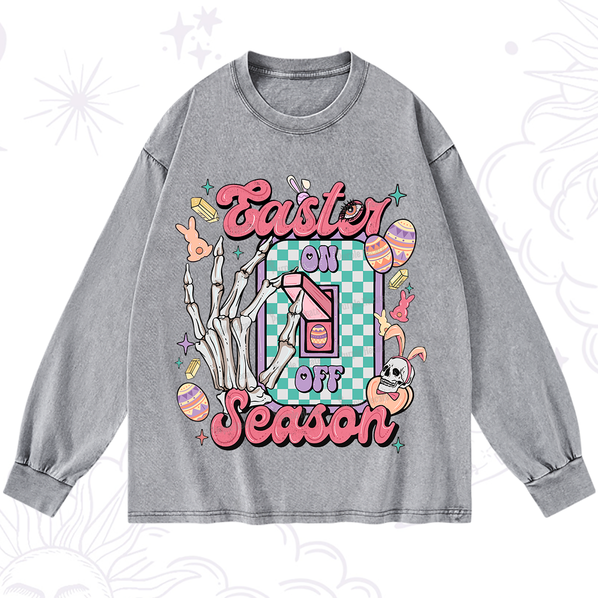 Purplehecate Easter Season Washed Long Sleeve Shirt