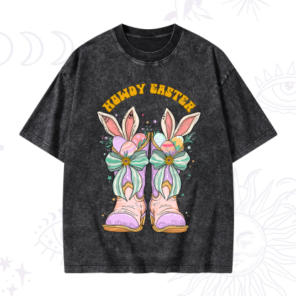 Purplehecate Howdy Easter Washed T-Shirt