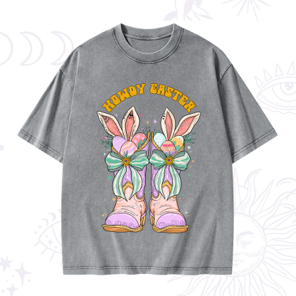 Purplehecate Howdy Easter Washed T-Shirt