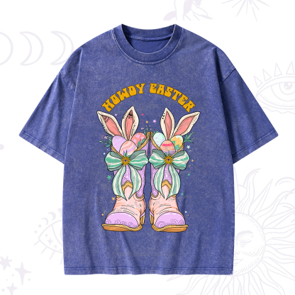 Purplehecate Howdy Easter Washed T-Shirt
