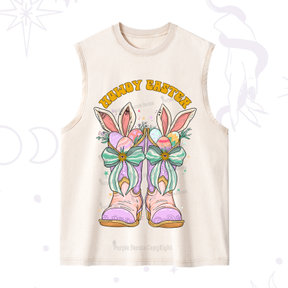 Purplehecate Howdy Easter Washed Tank