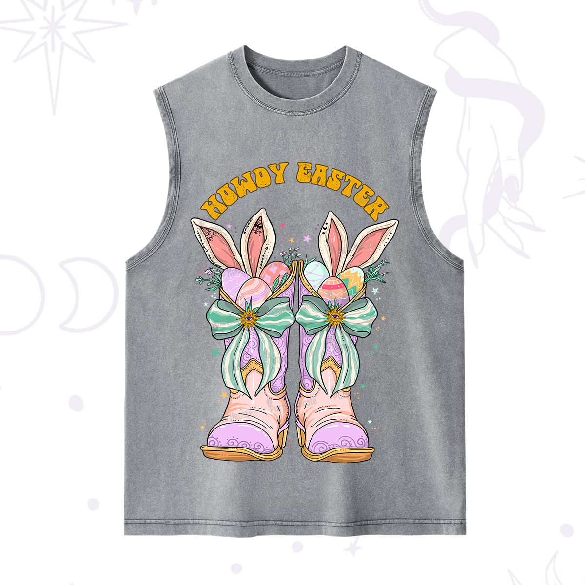 Purplehecate Howdy Easter Washed Tank