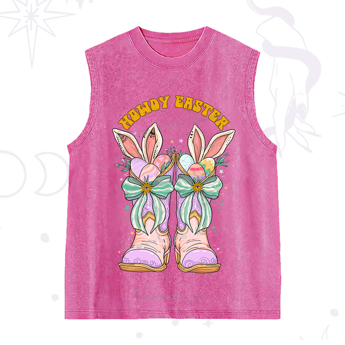 Purplehecate Howdy Easter Washed Tank