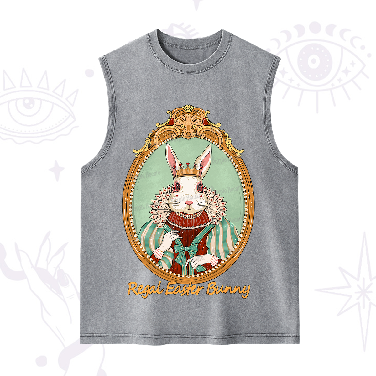Purplehecate Regal Easter Bunny Washed Tank