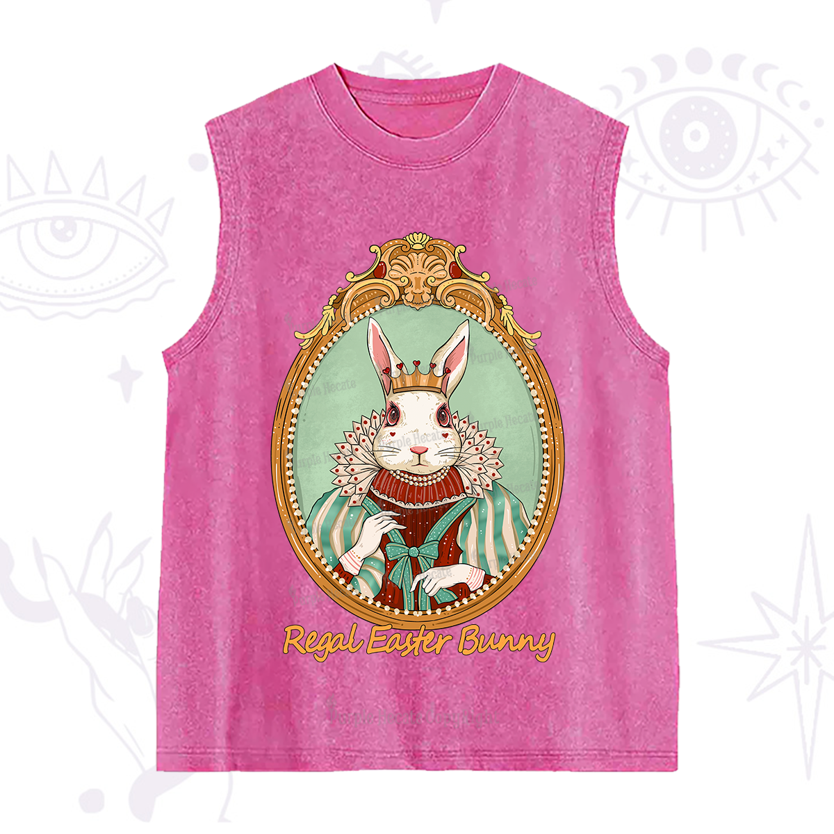 Purplehecate Regal Easter Bunny Washed Tank
