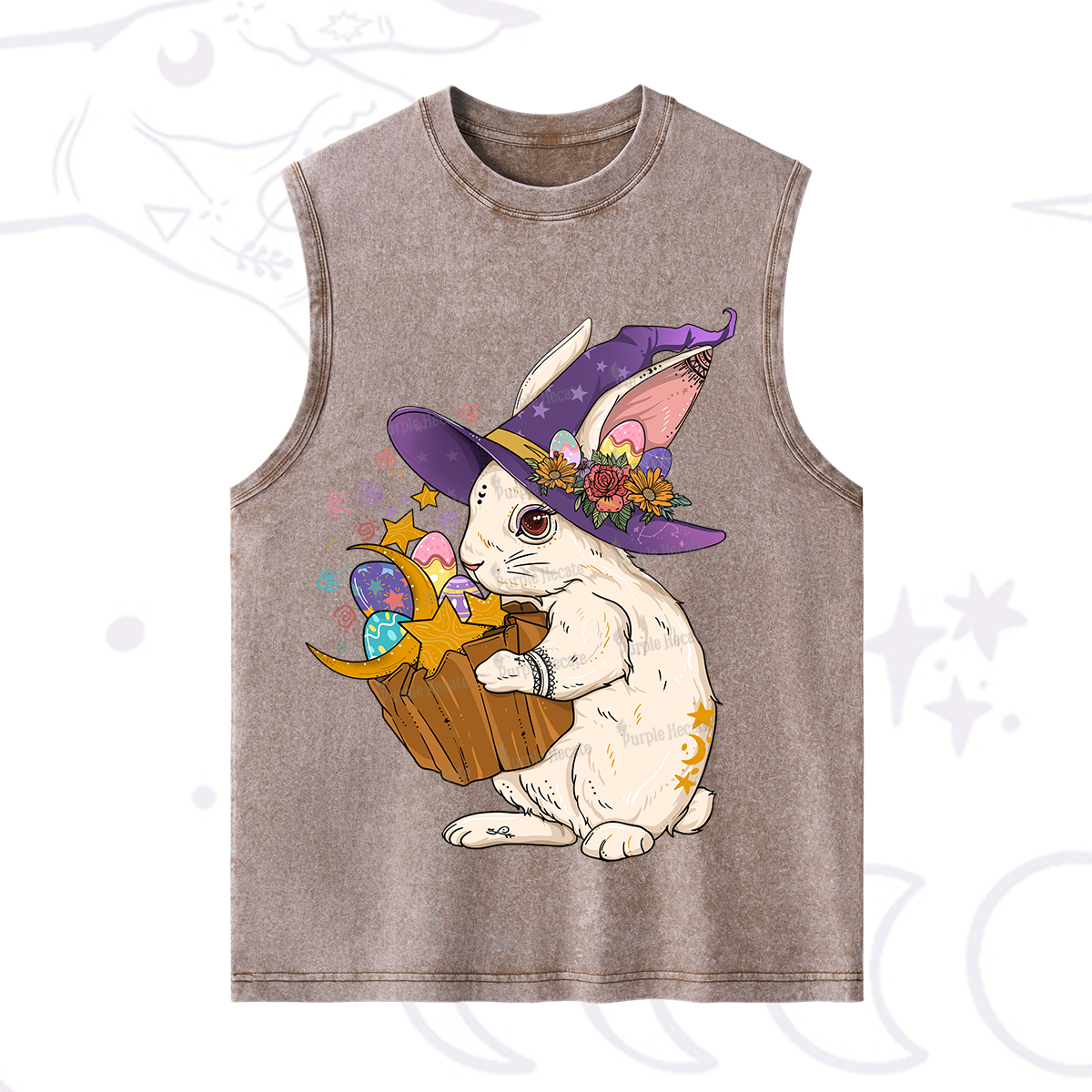 Purplehecate Enchanted Bunny Easter Washed Tank