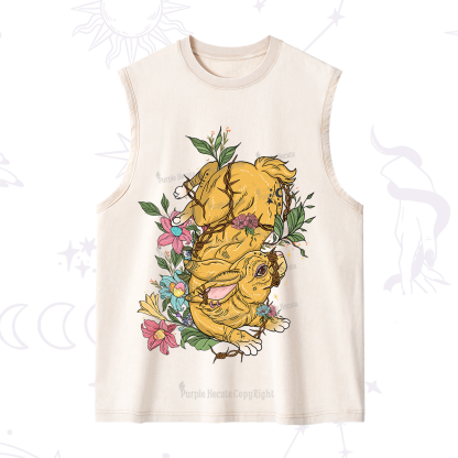 Purplehecate Thorn Bunny Easter Washed Tank