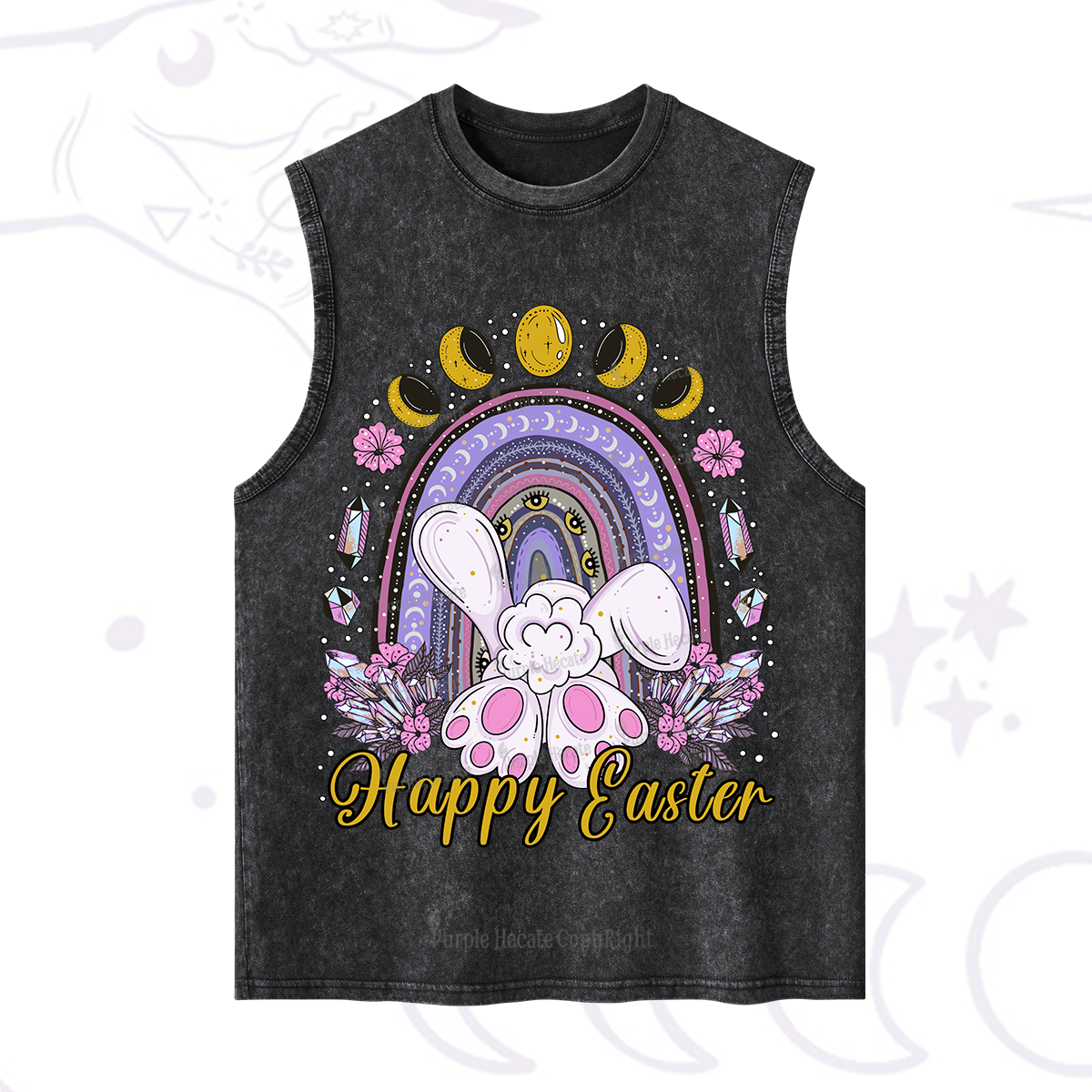 Purplehecate Happy Easter Washed Tank