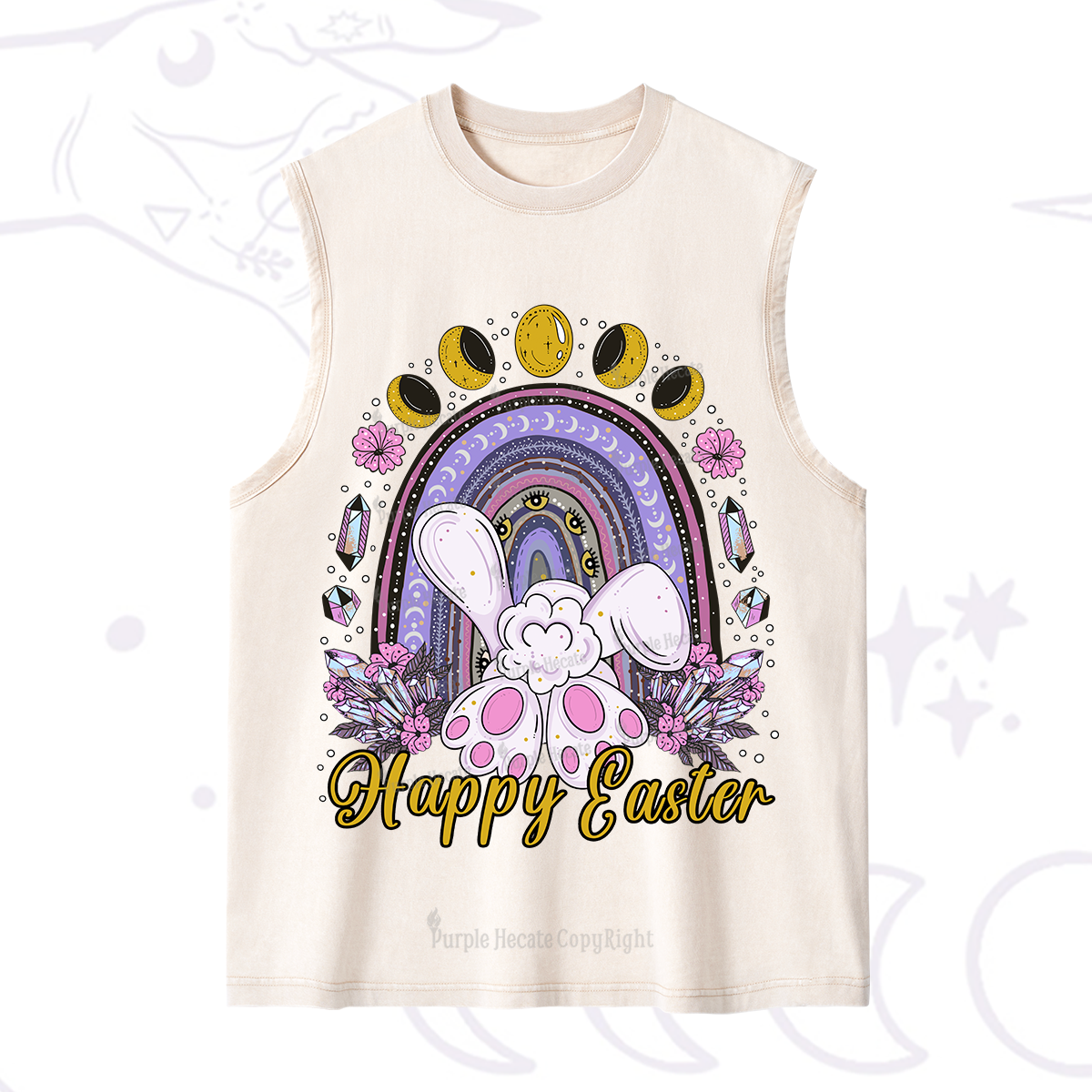 Purplehecate Happy Easter Washed Tank
