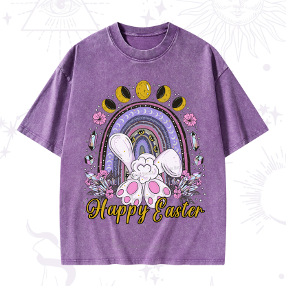 Purplehecate Happy Easter Washed T-Shirt