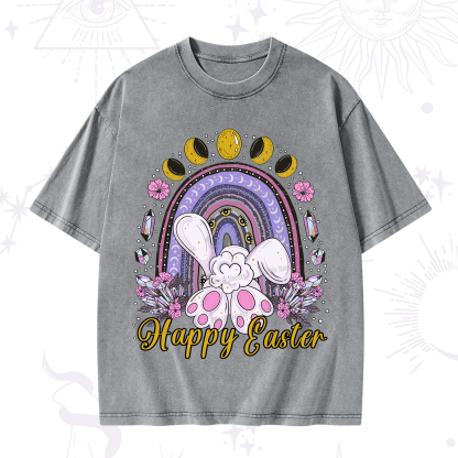 Purplehecate Happy Easter Washed T-Shirt