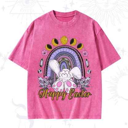 Purplehecate Happy Easter Washed T-Shirt