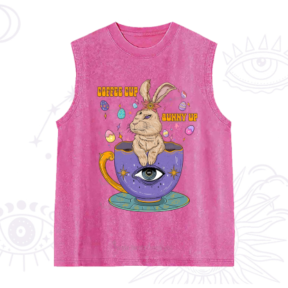 Purplehecate Coffee Cup Bunny Up Washed Tank