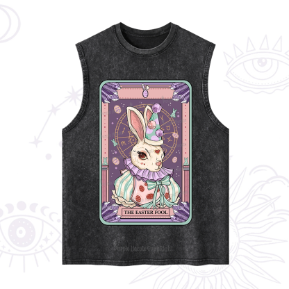 Purplehecate The Easter Fool Tarot Washed Tank