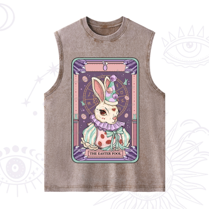 Purplehecate The Easter Fool Tarot Washed Tank