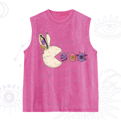 Purplehecate Egg Hunter Bunny Easter Washed Tank