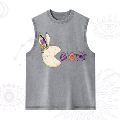 Purplehecate Egg Hunter Bunny Easter Washed Tank