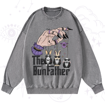 Purplehecate The Bunfather Easter Washed Sweatshirt