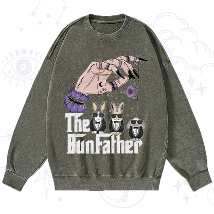 Purplehecate The Bunfather Easter Washed Sweatshirt