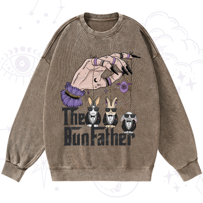 Purplehecate The Bunfather Easter Washed Sweatshirt