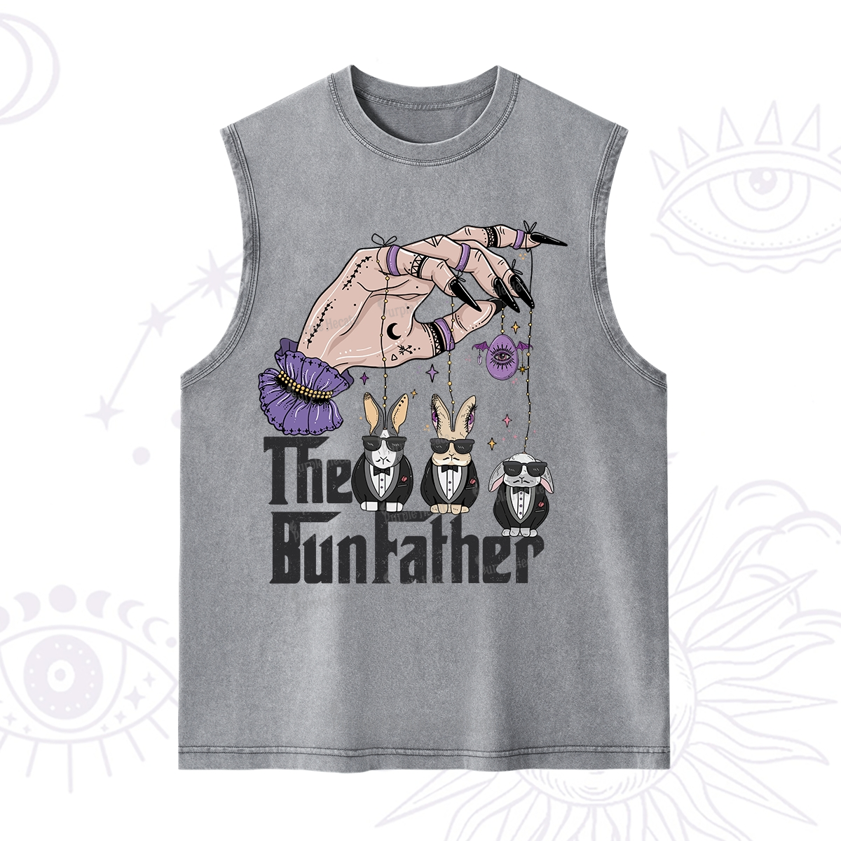 Purplehecate The Bunfather Easter Washed Tank
