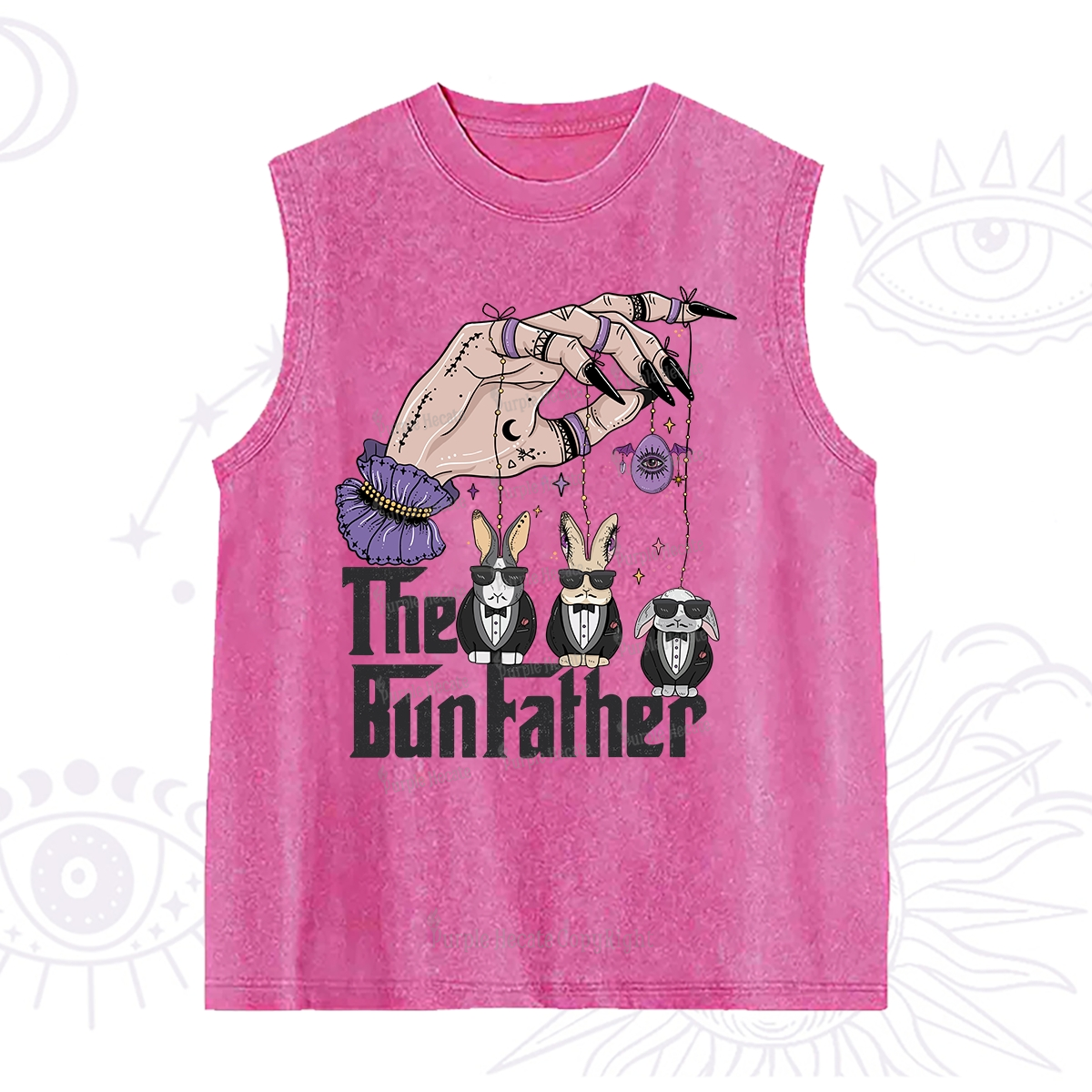 Purplehecate The Bunfather Easter Washed Tank