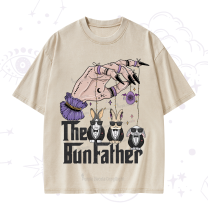 Purplehecate The Bunfather Easter Washed T-Shirt