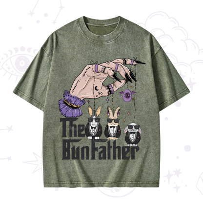 Purplehecate The Bunfather Easter Washed T-Shirt