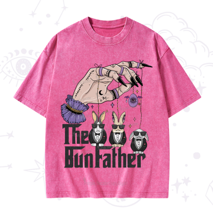Purplehecate The Bunfather Easter Washed T-Shirt