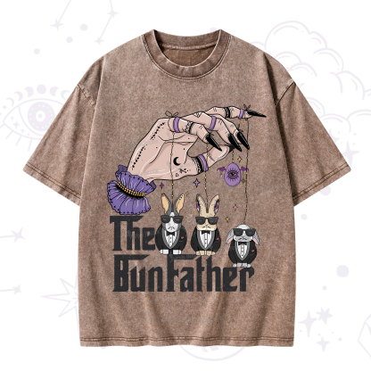 Purplehecate The Bunfather Easter Washed T-Shirt