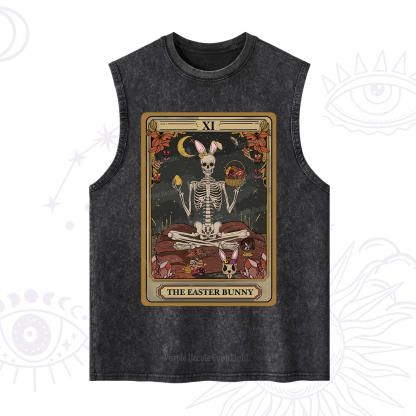 Purplehecate The Easter Bunny Tarot Washed Tank