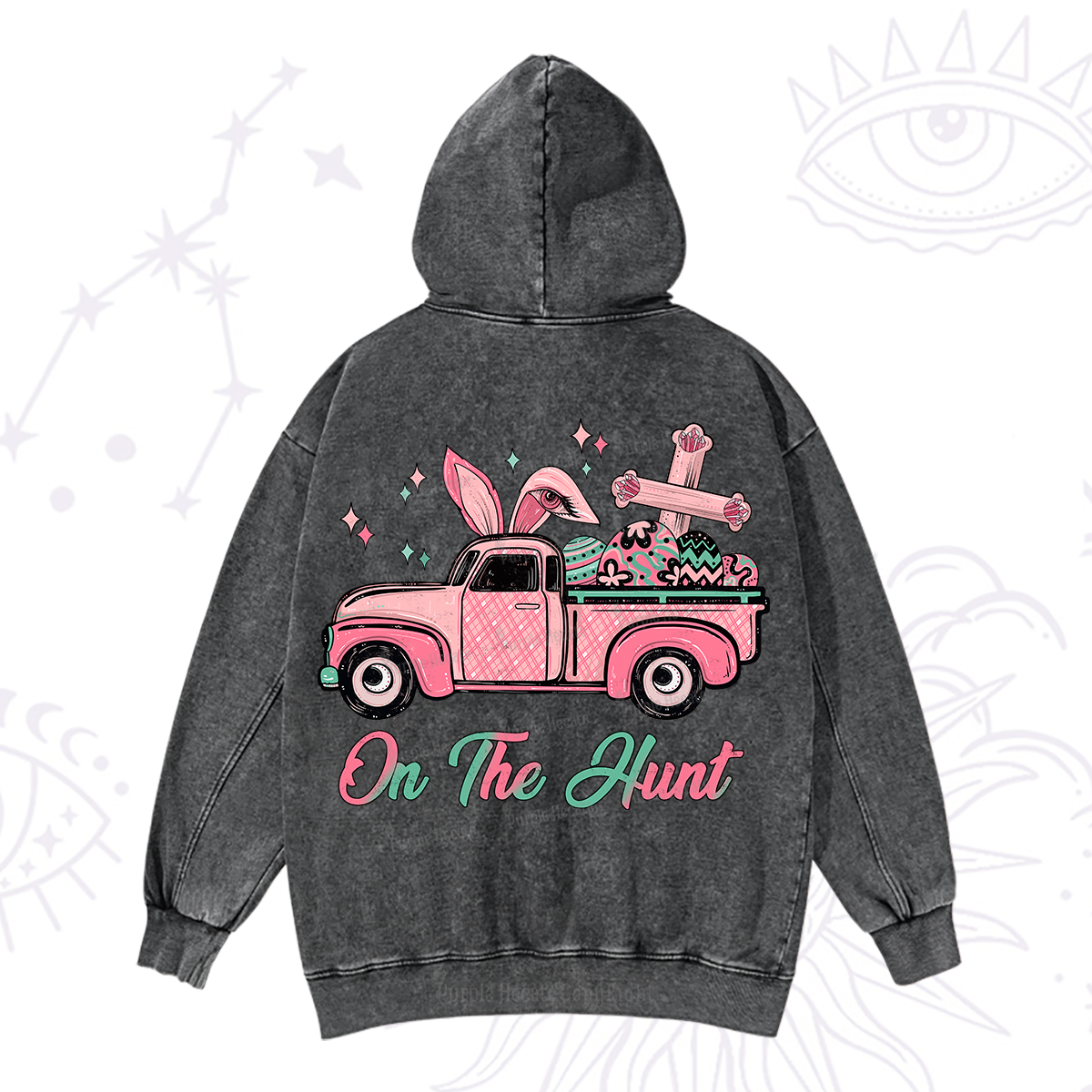 Purplehecate On The Hunt Easter Washed Hoodie