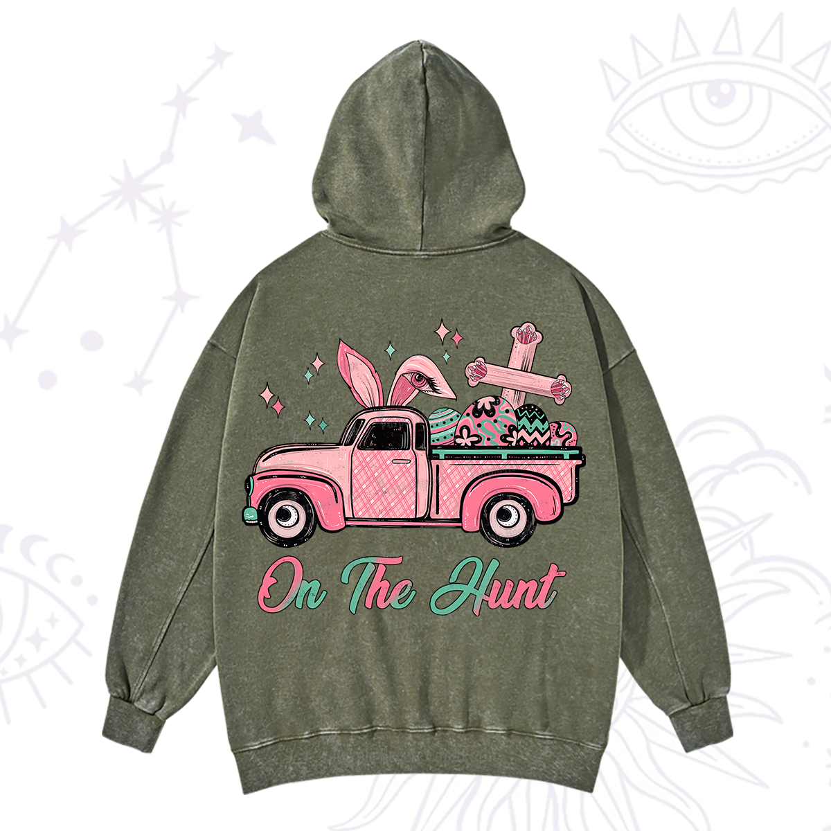 Purplehecate On The Hunt Easter Washed Hoodie