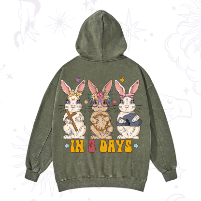 Purplehecate In 3 Days Easter Washed Hoodie