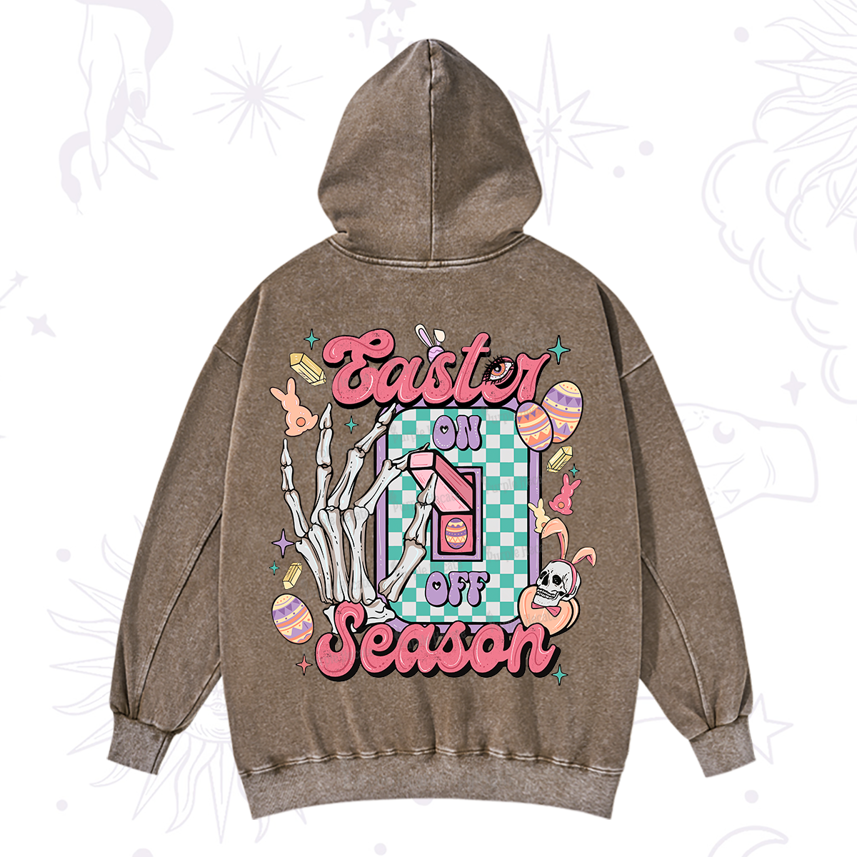 Purplehecate Easter Season Washed Hoodie