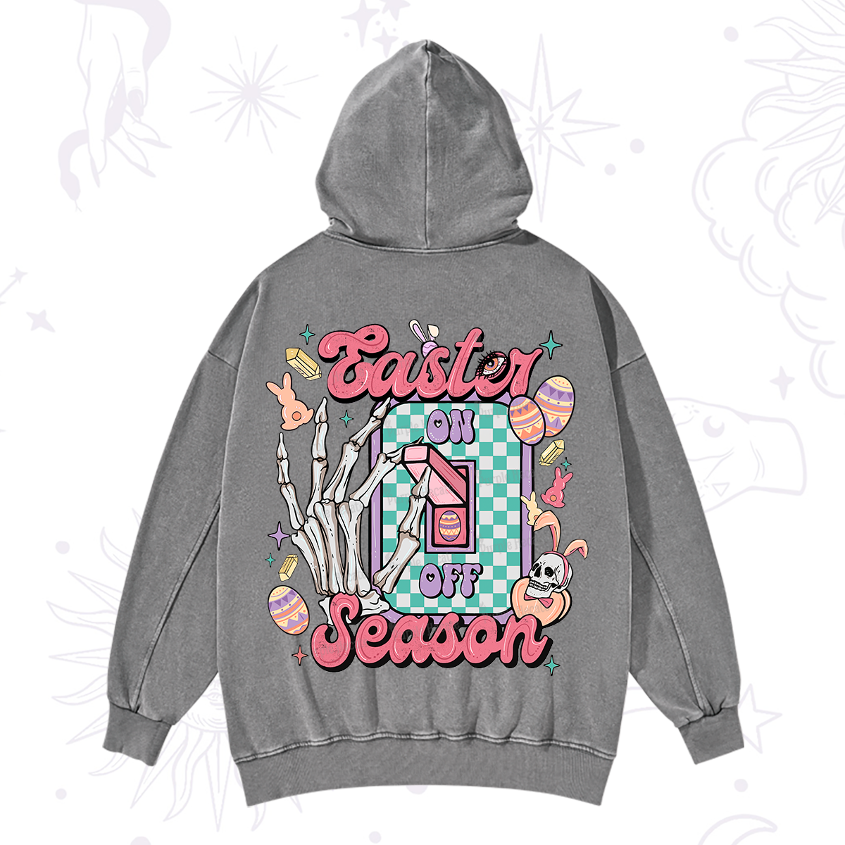 Purplehecate Easter Season Washed Hoodie
