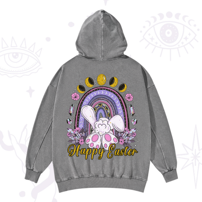 Purplehecate Happy Easter Washed Hoodie