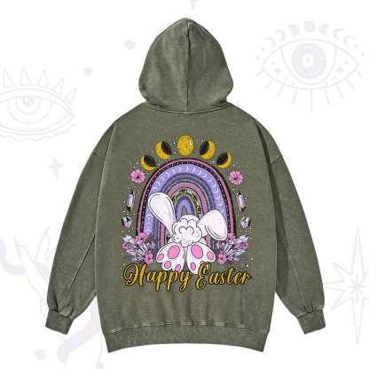 Purplehecate Happy Easter Washed Hoodie