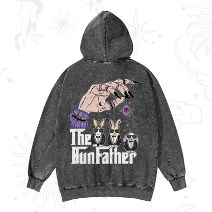 Purplehecate The Bunfather Easter Washed Hoodie