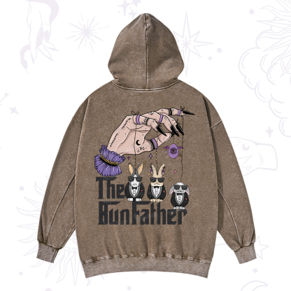 Purplehecate The Bunfather Easter Washed Hoodie