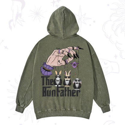 Purplehecate The Bunfather Easter Washed Hoodie