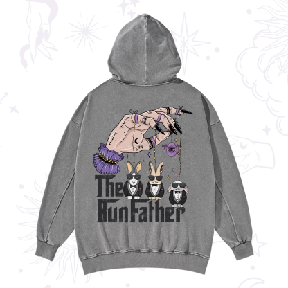Purplehecate The Bunfather Easter Washed Hoodie
