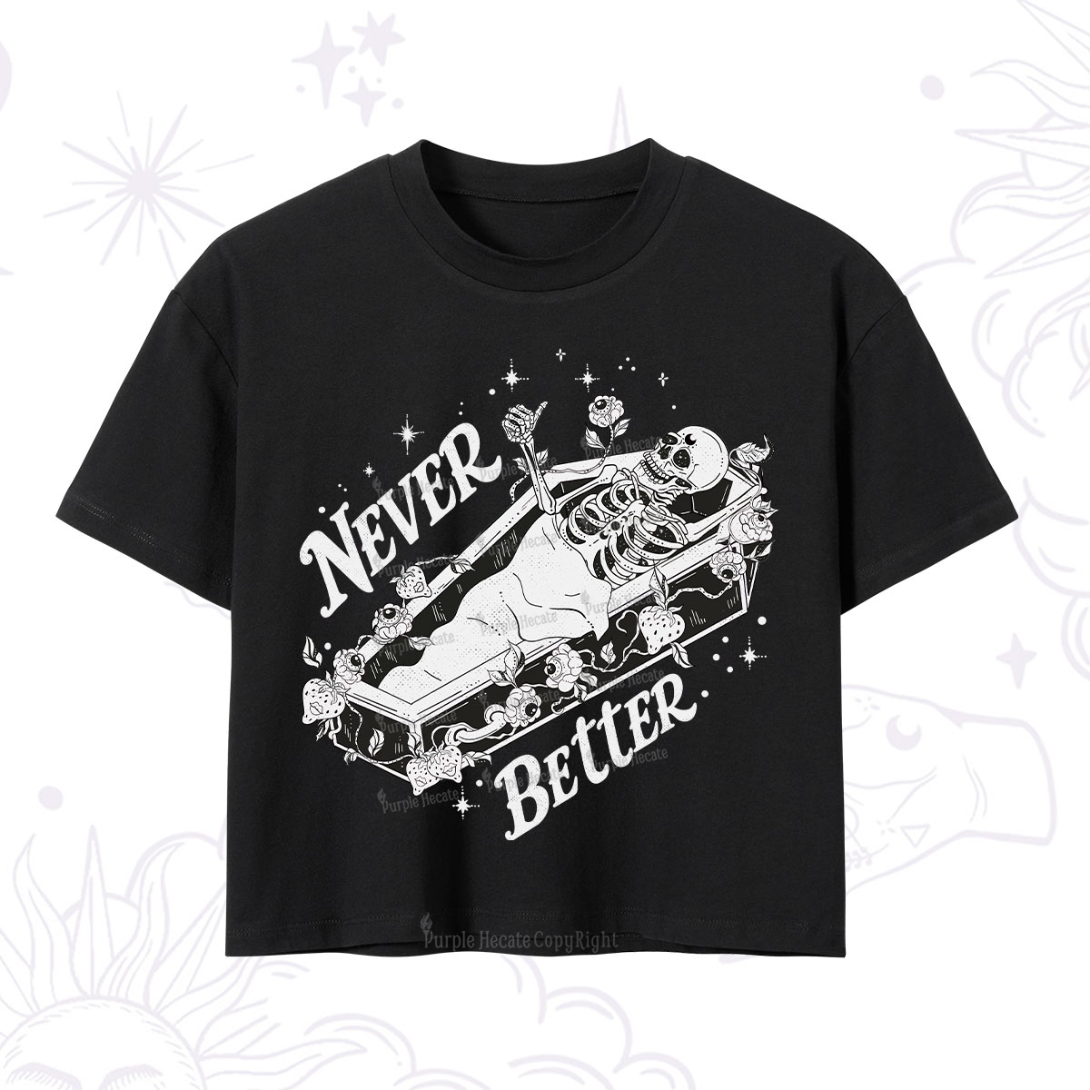 Purplehecate Never Better Crop T-Shirt